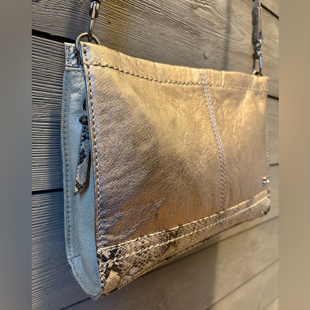 The Sak Metallic Crossbody with Snake-Print Trim - Picture 8 of 14